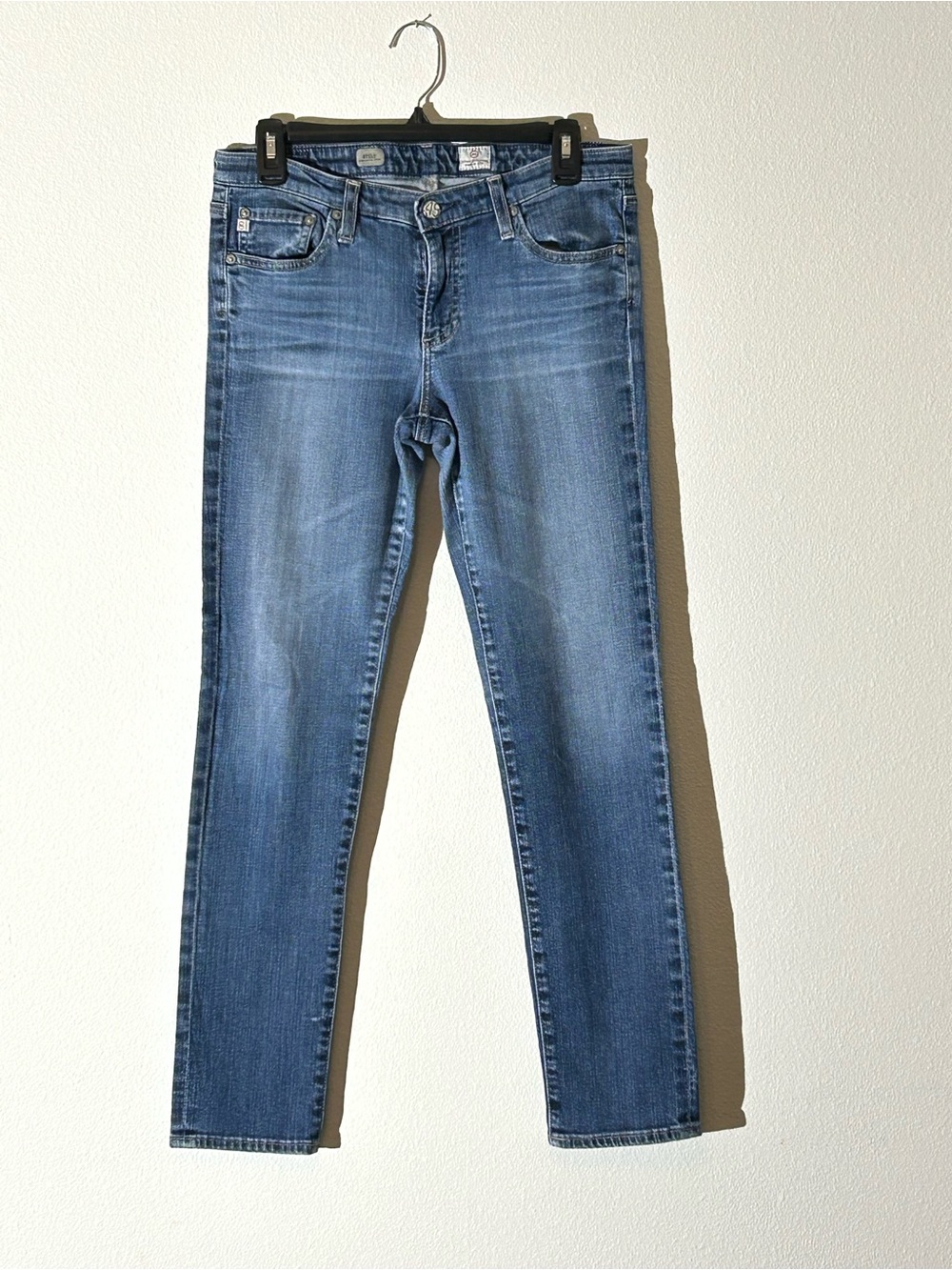AG Stilt Cigarette Women's Blue Slim Stretch Jeans 30R